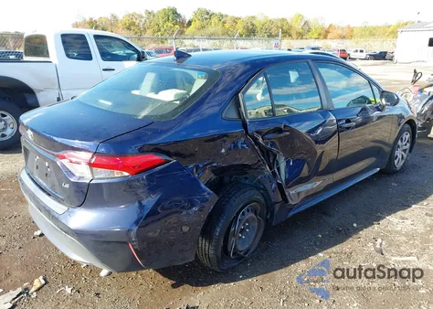 2021 Toyota Corolla Le from USA, damaged, VIN JTDEPMAE6MJ176313